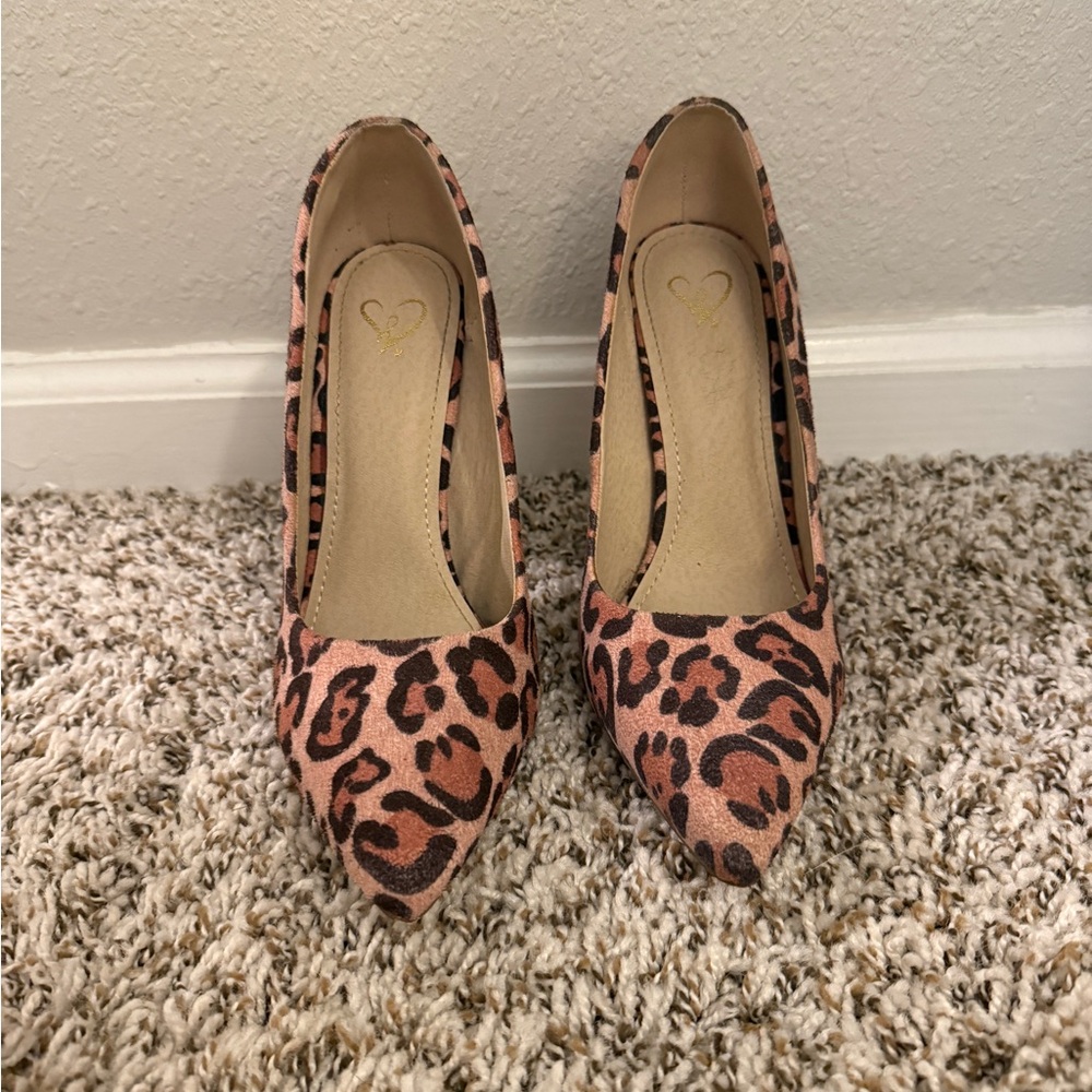 Windsor Leopard Print Heels